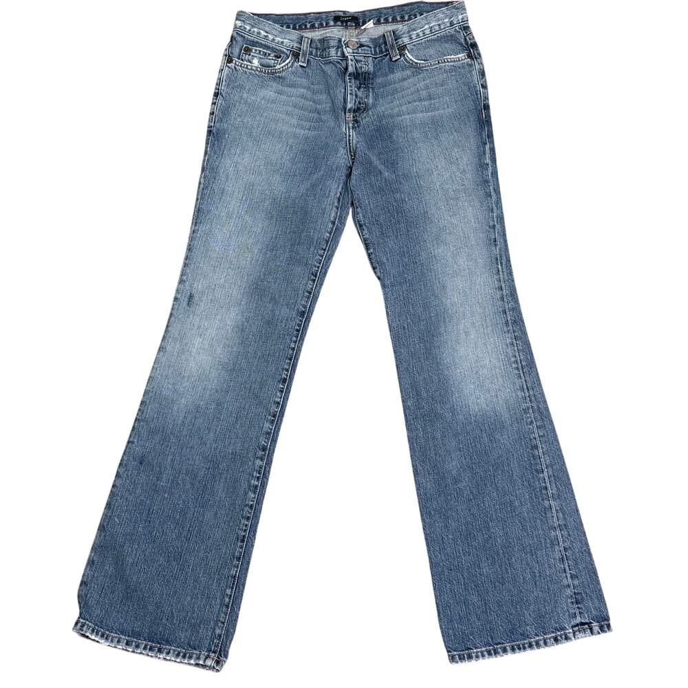 J.Crew Vintage Classic Straight Leg Blue Jeans Button Fly - Women's 32 Short
